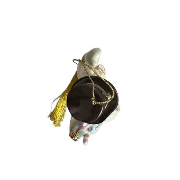 Lenox Snowman Ornament Skating Into the Holidays 2003 Porcelain Cream and Gold - Picture 5 of 8